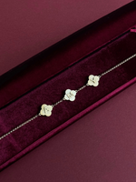 Load image into Gallery viewer, Lucky Clover Initials Necklace