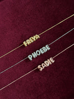 Load image into Gallery viewer, Bubble Charm Name Necklace