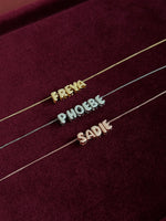 Load image into Gallery viewer, Bubble Charm Name Necklace