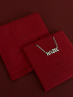 Load image into Gallery viewer, Bubble Script Nameplate Necklace
