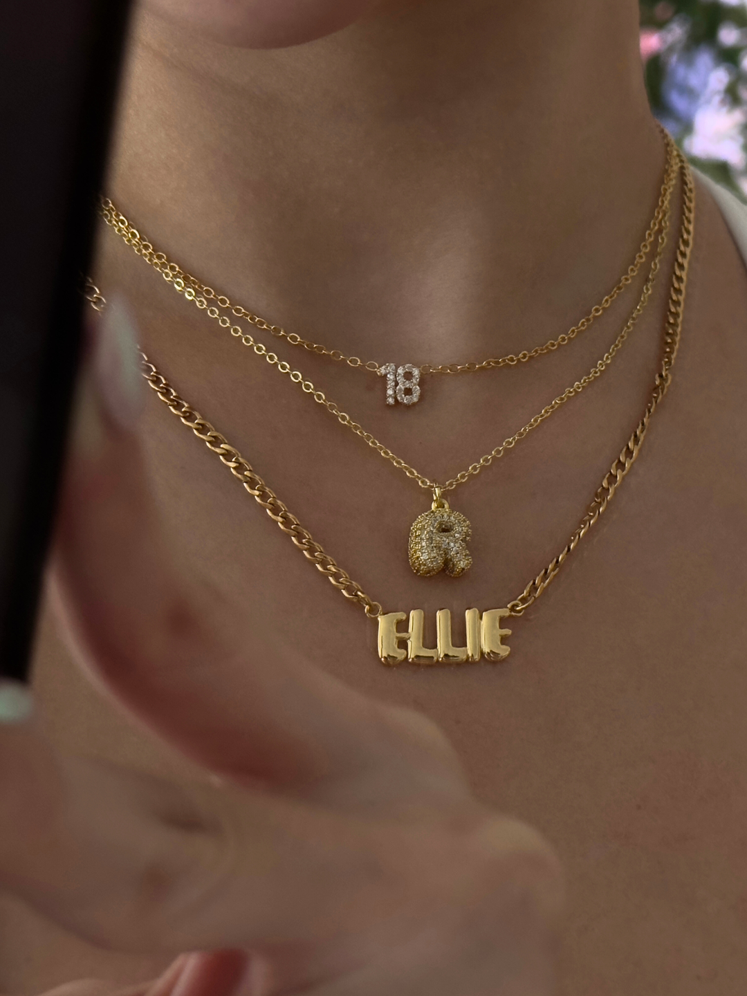 Petite Numerals Necklace