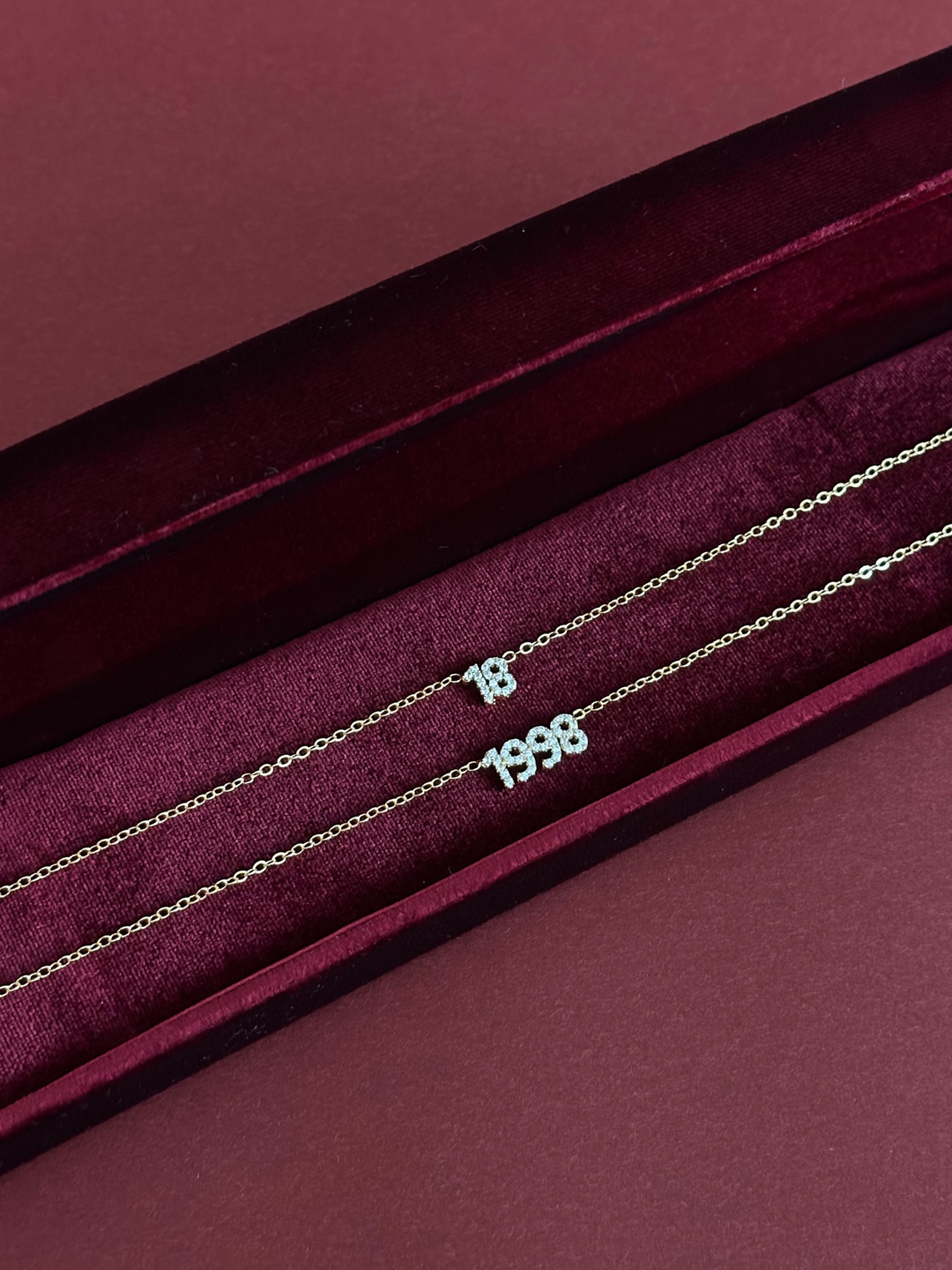Petite Numerals Necklace