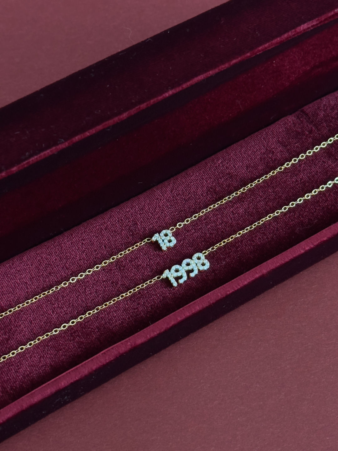 Petite Numerals Necklace