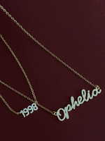 Load image into Gallery viewer, Petite Numerals Necklace
