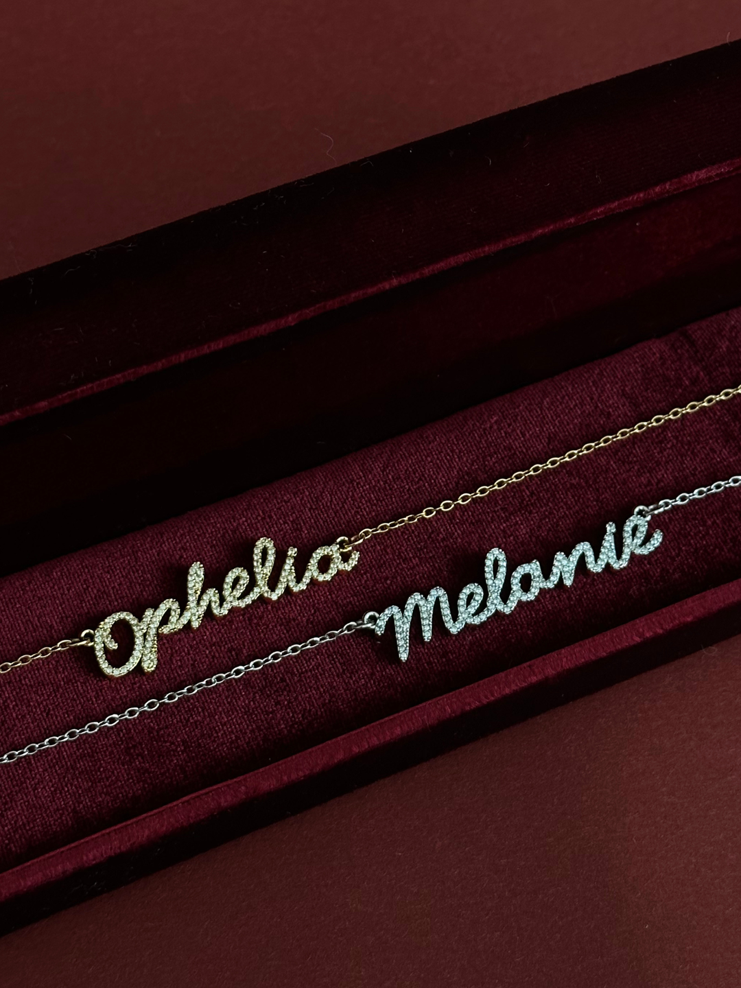 Sweet Script Nameplate Necklace