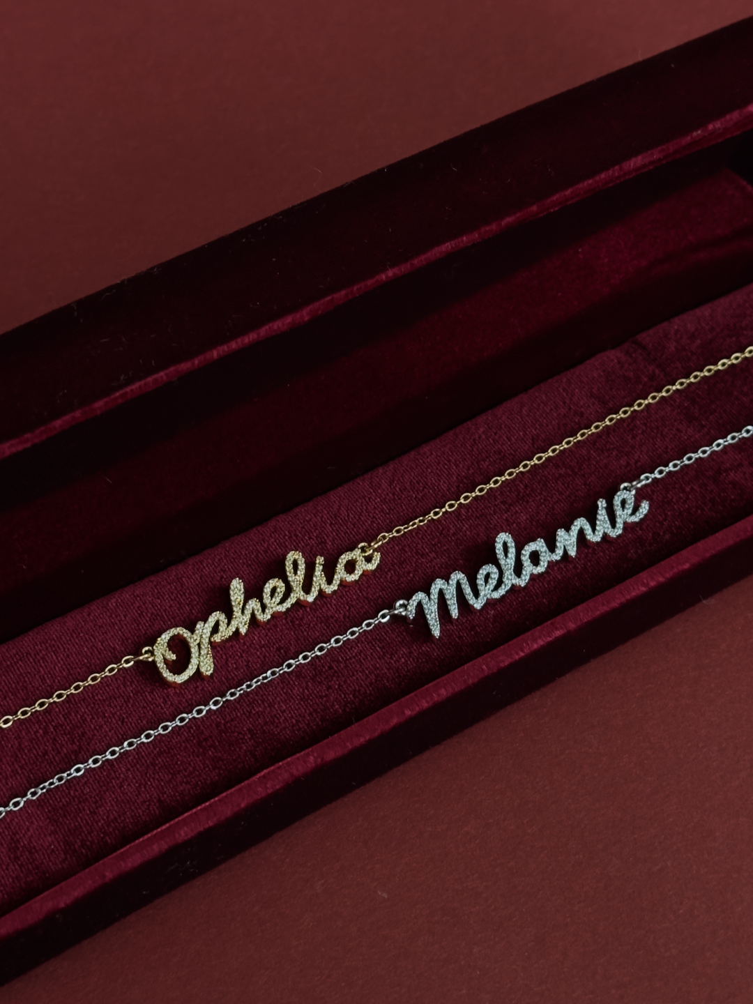 Sweet Script Nameplate Necklace