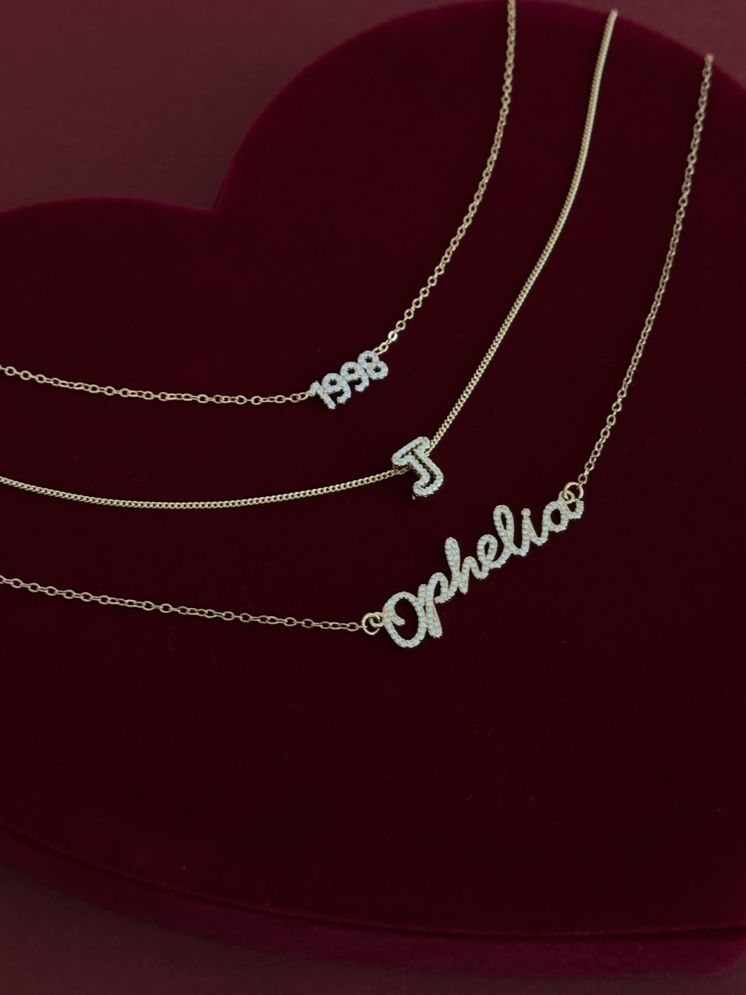 Sweet Script Nameplate Necklace