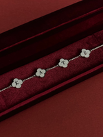 Load image into Gallery viewer, Jaded Clover Initials Necklace
