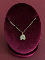 Load image into Gallery viewer, Diamond Puff Initials Necklace
