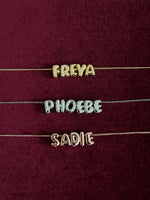 Load image into Gallery viewer, Bubble Charm Name Necklace
