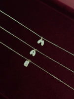 Load image into Gallery viewer, Diamond Puff Initials Necklace
