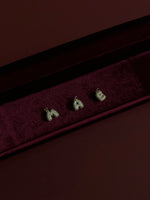 Load image into Gallery viewer, Diamond Puff Initials Necklace
