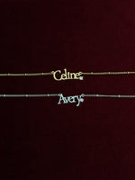 Load image into Gallery viewer, Serif Diamond Name Necklace

