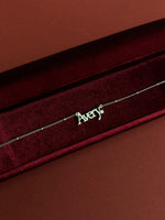 Load image into Gallery viewer, Serif Diamond Name Necklace

