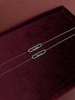 Load image into Gallery viewer, Halo Nameplate Necklace
