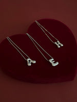 Load image into Gallery viewer, Puff Bubble Initial Necklace
