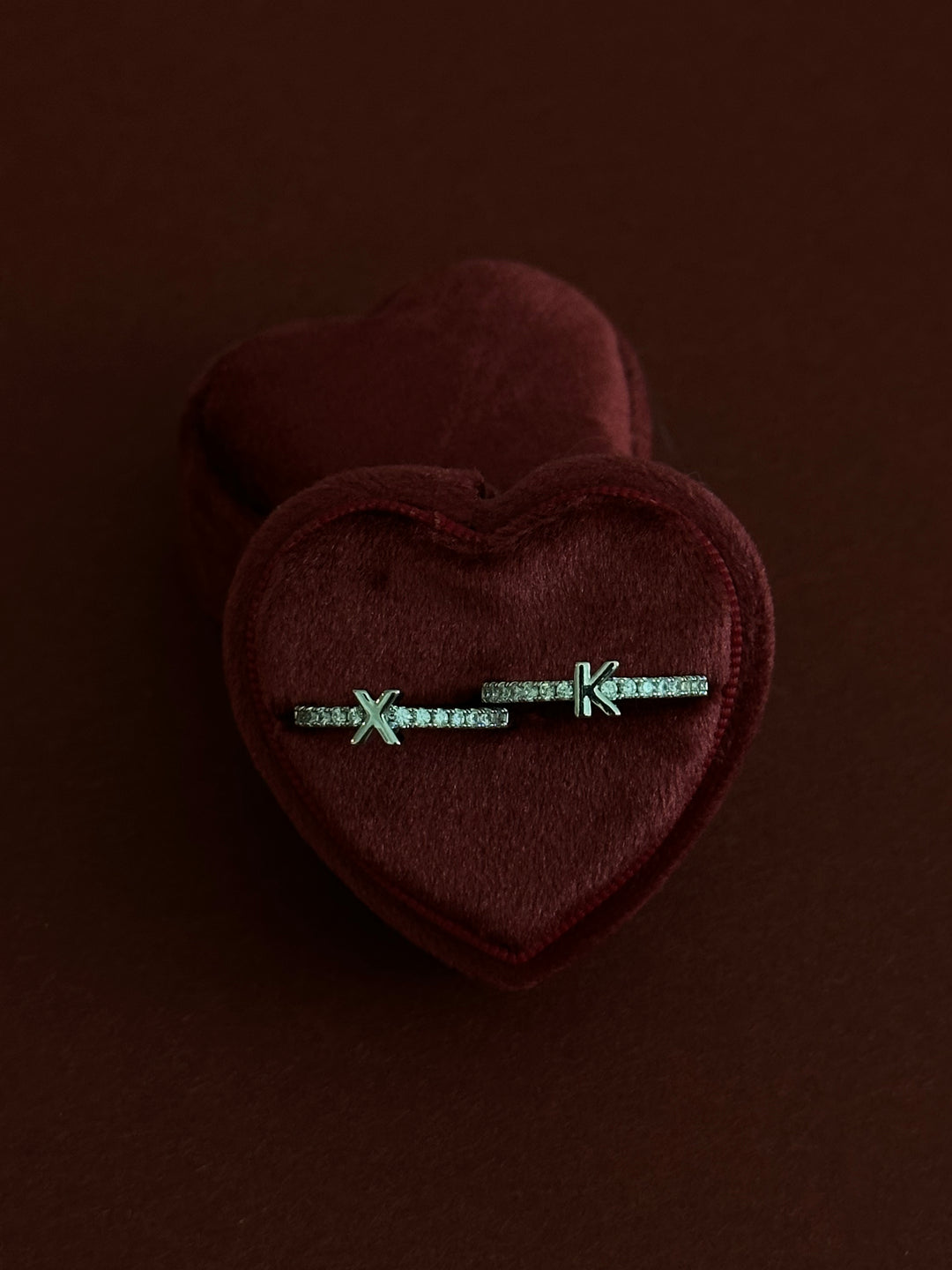 Diamond Initials Ring